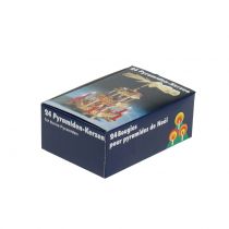 Artículo Velas piramidales velas pequeñas blancas 6,5cm 24uds