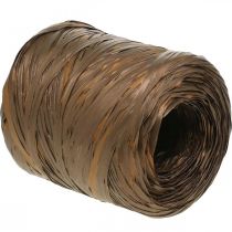 Artículo Cinta de rafia cinta decorativa bicolor marrón regalo cinta 200m