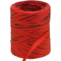 Cinta de rafia cinta de regalo rojo burdeos cinta de rafia cinta decorativa 200m