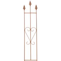 Artículo Enrejado de jardín, soporte decorativo en forma de corazón para plantas trepadoras, 98 cm