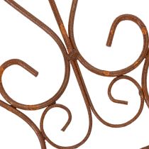 Artículo Enrejado con diseño romántico para rosas y plantas trepadoras en parterres, 64cm