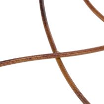 Artículo Enrejado de jardín metálico con diseño curvo para plantas trepadoras, 110cm