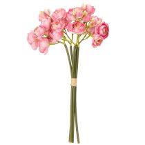 Artículo Ramo de ranúnculos artificiales, elegante decoración de mesa, 32 cm, 5 piezas