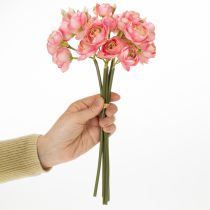 Artículo Ramo de ranúnculos artificiales, elegante decoración de mesa, 32 cm, 5 piezas