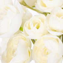 Artículo Ramo de ranúnculos artificiales, decoración floral duradera para primavera, 32 cm, 5 piezas