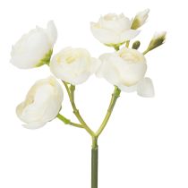 Artículo Ramo de ranúnculos artificiales, decoración floral duradera para primavera, 32 cm, 5 piezas