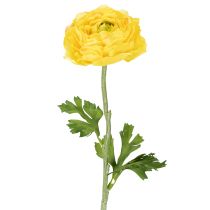 Artículo Ranúnculo artificial como flor individual para una decoración elegante y de bajo mantenimiento, 51 cm, 3 piezas