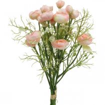 Ramo de ranúnculos artificiales Decoración de flores Flores de seda Rosa L37cm