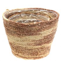 Artículo Juego de cestas de ratán para plantas, natural/marrón, 3 piezas, Ø26/22/16 cm – Decorativas y versátiles