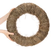 Artículo Corona de vid, sin tratar, redonda, corona natural para manualidades, 45 cm