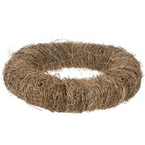 Artículo Corona de vid, sin tratar, redonda, corona natural para manualidades, 45 cm