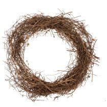 Artículo Corona de vid natural Ø15cm, juego de 10 - Ideal para decoraciones de otoño, Navidad, Pascua y funerales