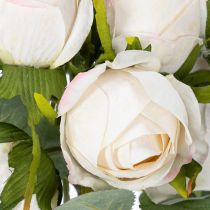 Artículo Ramo de flores artificiales de rosas para decoración de mesa con estilo, 31 cm, 3 piezas