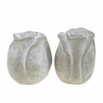 Rosa para decoración de tumbas Rosas para decoración de tumbas de hormigón Al 7 cm 6 piezas