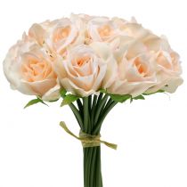 Ramo de rosas melocotón Ø22cm