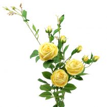 Artículo Rosa rama amarilla 100cm