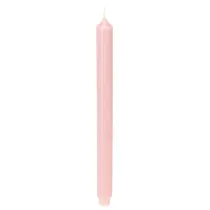 Artículo Velas rústicas cónicas de color rosa sólido, 350/28 mm, 4 unidades