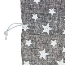 Bolso con estrellas Ø23cm H35cm Gris
