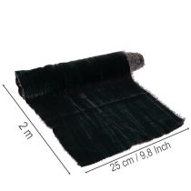 Artículo Cinta decorativa de terciopelo para usar como camino de mesa, rollo de 25 cm x 2 m.