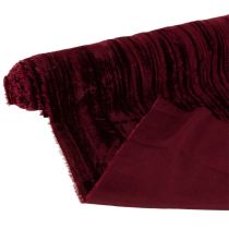 Artículo Camino de mesa decorativo de cinta de terciopelo y manualidades, 25 cm x 2 m