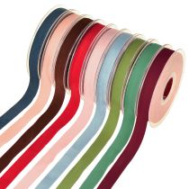 Artículo Cinta de terciopelo cinta decorativa terciopelo 15mm 7m varios colores