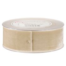 Artículo Ruban décoratif Ruban cadeau Velours Beige 40mm 8m