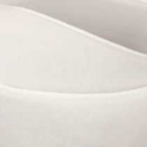 Artículo Cinta de terciopelo, cinta de regalo, cinta decorativa, terciopelo blanco, 20 mm de ancho, 10 m de largo