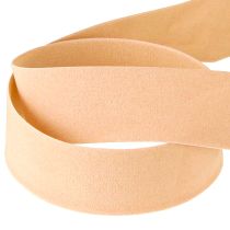 Artículo Cinta de terciopelo cinta salmón cinta decorativa 25mm 7m