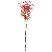 Artículo Rama artificial de orquídea Oncidium en flor, decoración de 112 cm, 3 unidades.