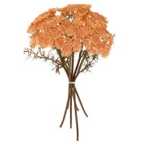 Artículo Flores artificiales de milenrama Achillea artificial naranja 30cm 6 uds