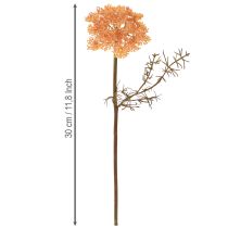 Artículo Flores artificiales de milenrama Achillea artificial naranja 30cm 6 uds