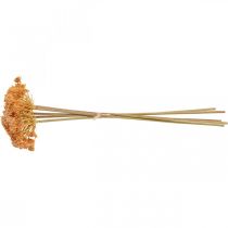 Artículo Milenrama artificial flores artificiales naranja 50cm 5pcs en ramo