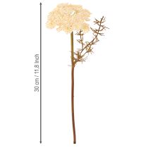 Artículo Milenrama artificial crema Achillea flores artificiales 30cm 6 uds