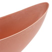 Artículo Cuenco de plástico naranja claro 39cm x 13cm H13cm, 1p