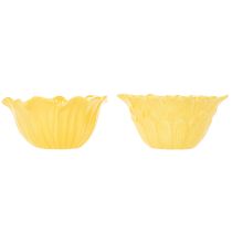 Artículo Bol de cerámica decorativo para flores, ideal para la decoración del hogar o como regalo, 13 cm, 2 unidades.