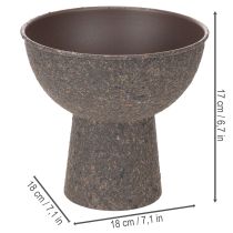 Artículo Maceta redonda con base, 18 cm