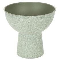 Artículo Macetero redondo moderno sobre una base alta, 18 cm.