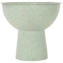 Artículo Macetero redondo moderno sobre una base alta, 18 cm.