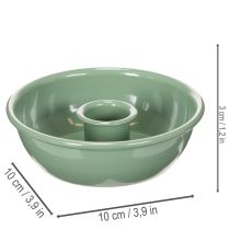 Artículo Portavelas cónicos ideales para arreglos florales y decoraciones, 10 cm, 2 unidades.