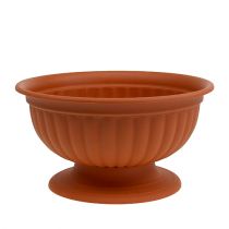 Cuenco con pie terracota Ø30cm