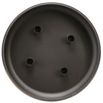 Artículo Cuenco con portavelas magnético negro Ø33cm H7,5cm