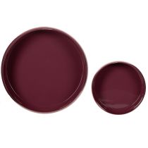 Artículo Juego de cuencos decorativos, aspecto moderno para una colocación versátil en la sala de estar, 21 cm, 1 juego