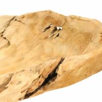 Tazón de madera burl 50cm x 17cm H8cm