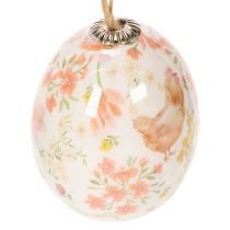 Artículo Adornos de huevos de Pascua como ideas decorativas. Accesorios encantadores de Pascua, 6 cm, 6 piezas.