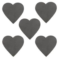 Artículo Decoración de pizarra en forma de corazón para una decoración de mesa elegante e ideas creativas.