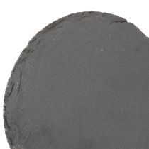 Artículo Plato de pizarra decorativo Corazón de pizarra 20cm 1 ud