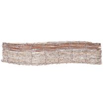 Artículo Maceta rectangular de mimbre con lámina, cuenco decorativo, 45 cm, 1 juego