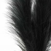 Hierba de plumas, caña china negra, hierba seca artificial, 100 cm, 3 uds.