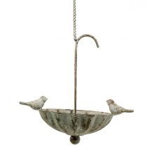Mampara de baño pájaro para colgar Antique 20cm