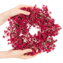 Artículo Corona de flores artificiales, decoración de paniculata, 30 cm